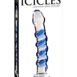 Icicles No. 5 Hand Blown Glass Massager